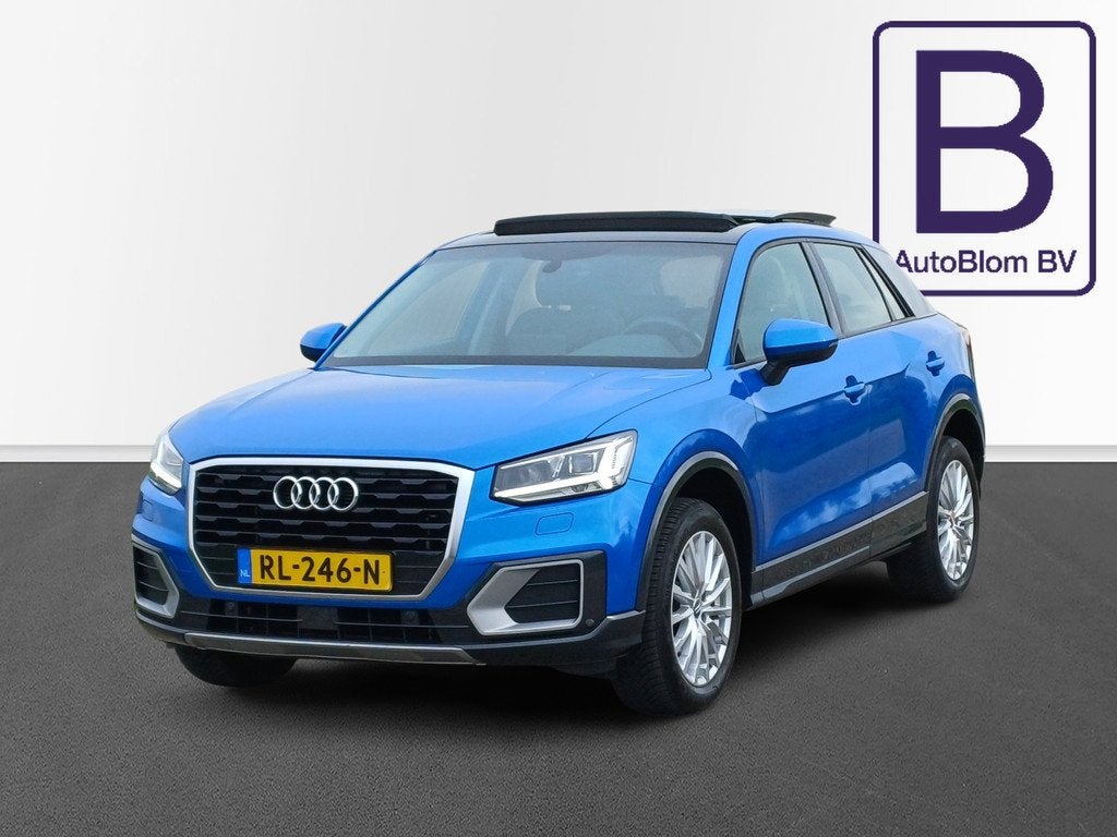 Audi Q2 1.4 TFSI CoD Design /NAP/Pano/Leder/Trekh/Clima/Came, Auto's, Gebruikt, 4 cilinders, 150 pk, Blauw
