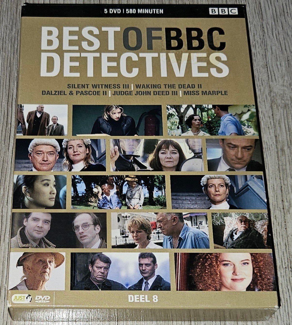 Best of BBC Detectives - Deel 8 - 5 DVD Boxset, Nederlands, Ophalen of Verzenden, Inclusief doosje, Gebruikt