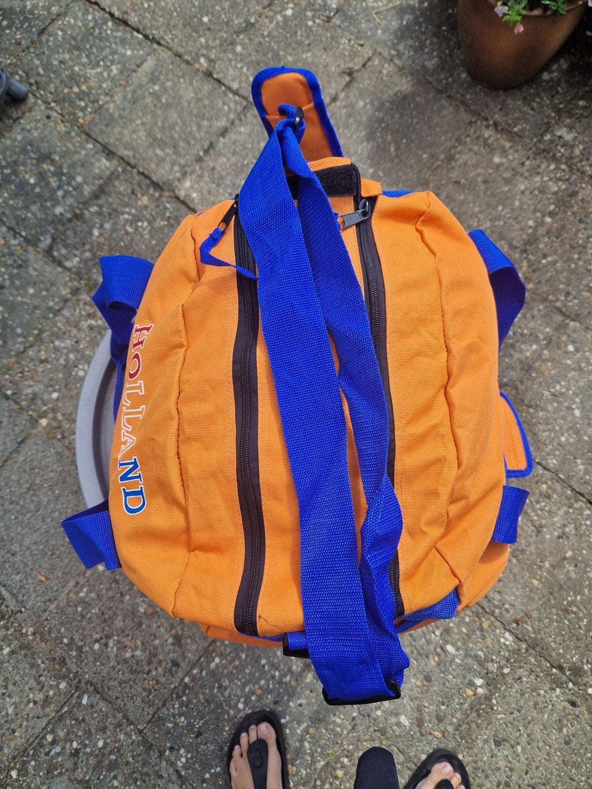 Oranje Holland tas, Sieraden, Tassen en Uiterlijk, Overige merken, Gebruikt, 25 tot 40 cm, Ophalen of Verzenden