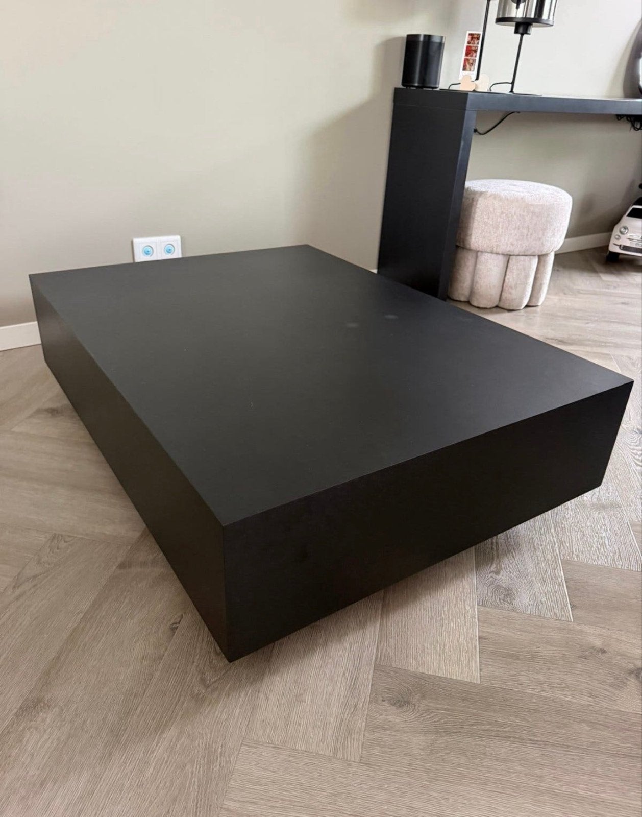 Salontafel Piet Klerkx - Zwart, 110x80x30cm, Ophalen, Gebruikt, 100 tot 150 cm, 50 tot 100 cm