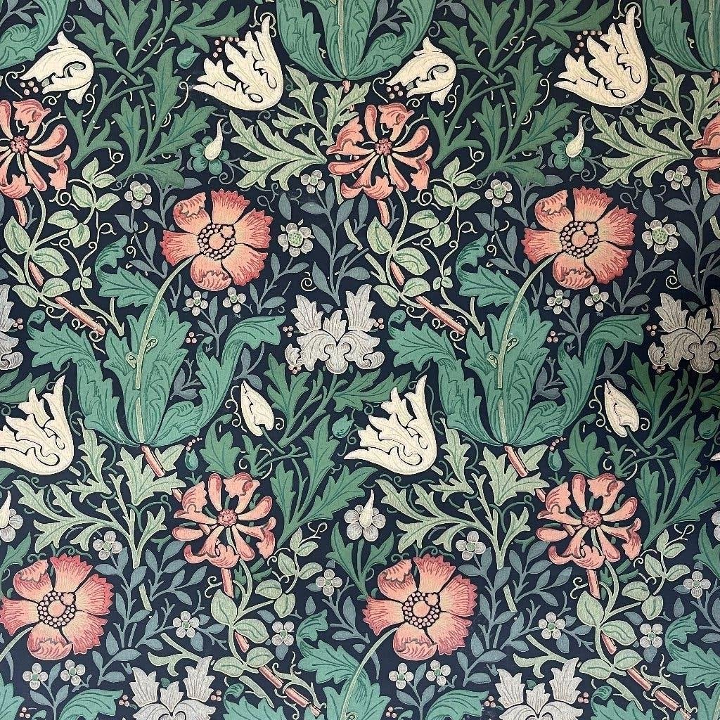 6 William Morris Behang Samples | Elk 1m lang, Bloemen, Ophalen of Verzenden, Minder dan 5 m², Papierbehang