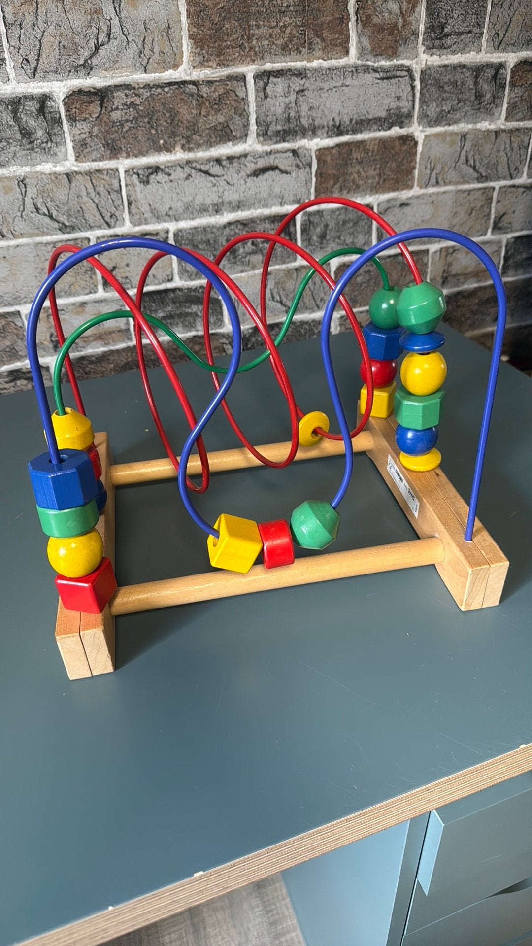 Houten telraam, Kinderen en Baby's, Speelgoed | Houten speelgoed, Ophalen, Zo goed als nieuw