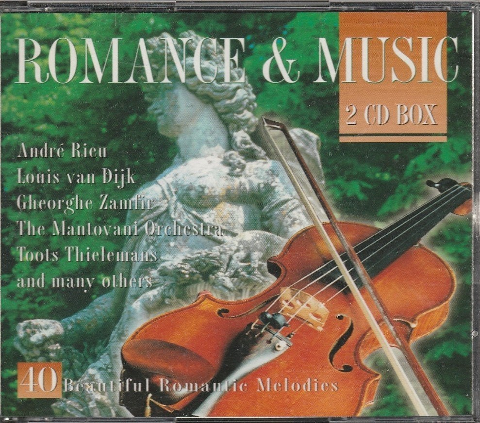Romance & Music (Andre Rieu, Louis van Dijk ea) 2 cd-box"", Ophalen of Verzenden, Zo goed als nieuw, Inclusief doosje