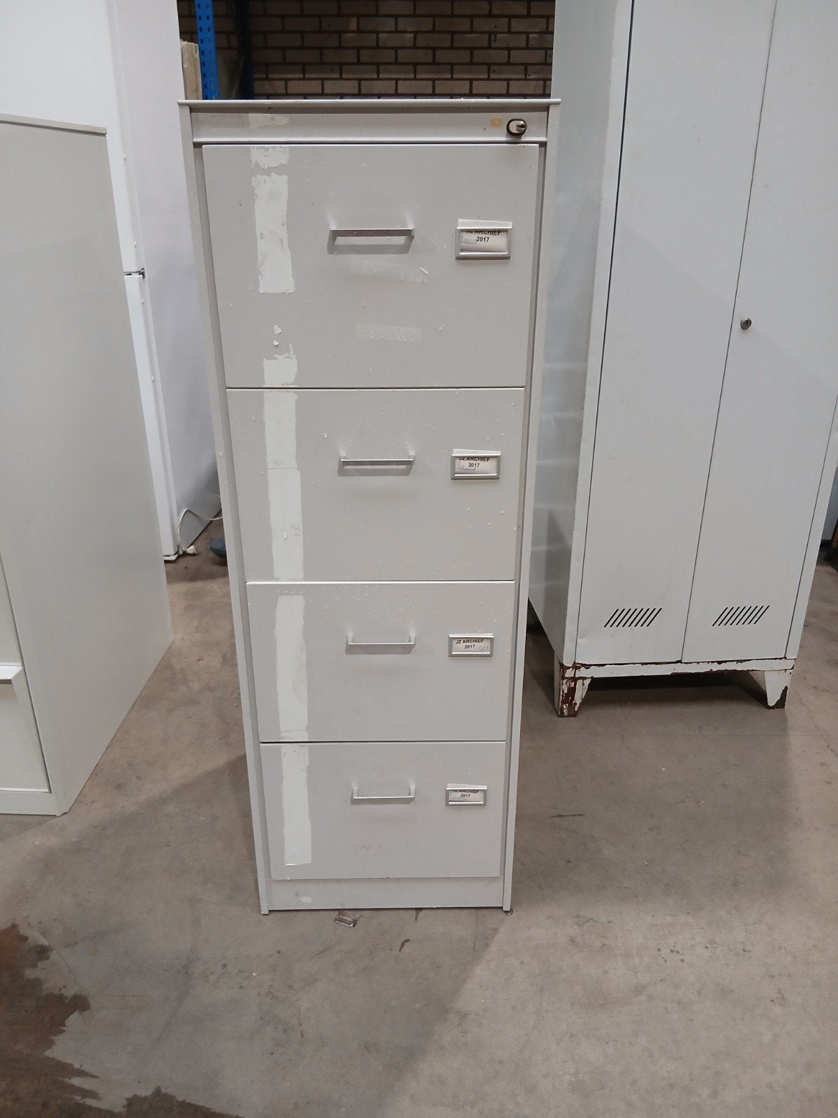 Archiefkast / Ladeblok - 60x47x134,5 cm (zonder sleutel), Ophalen