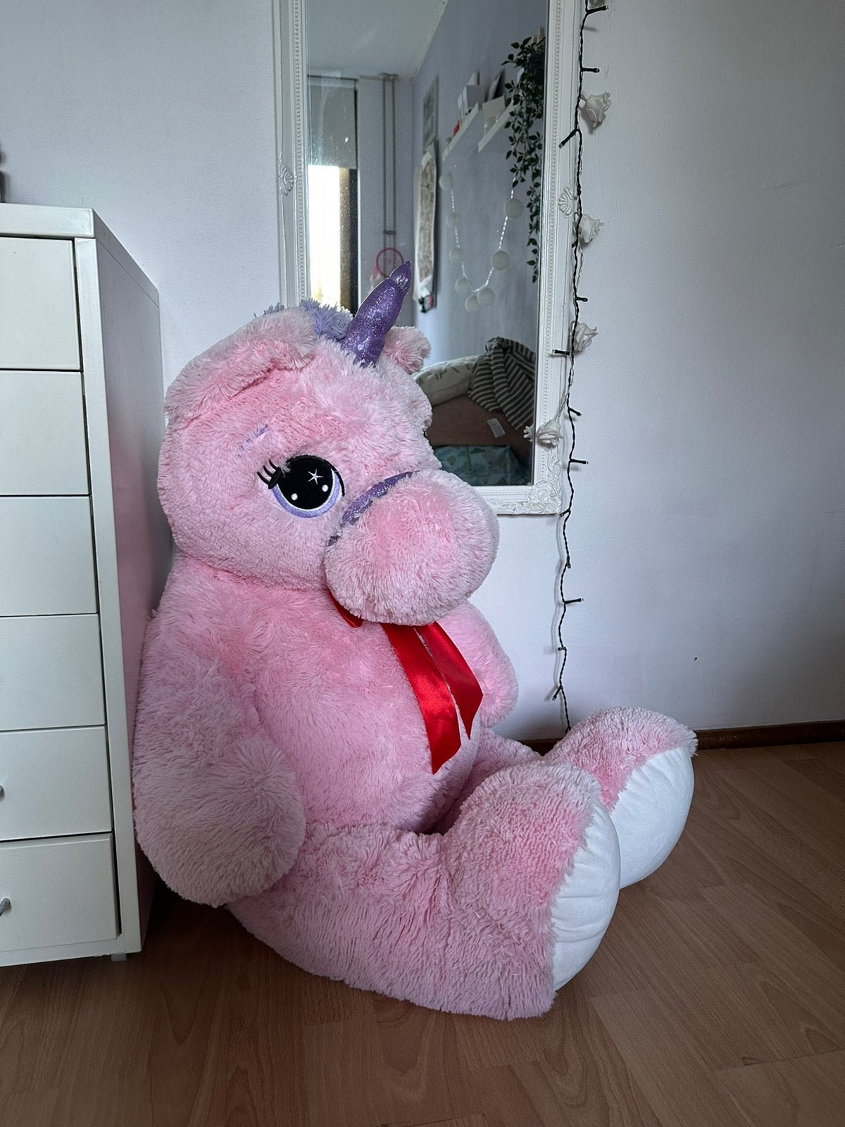 Grote roze knuffel, Ophalen, Eenhoorn, Overige karakters, Zo goed als nieuw