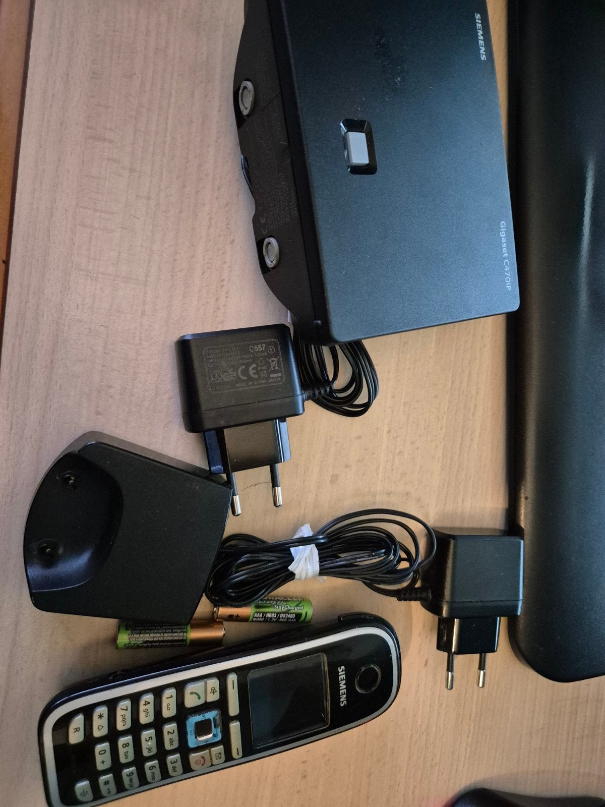 Siemens Gigaset C470IP VoIP Telefoon met handset, Ophalen of Verzenden, Gebruikt, Telefoon