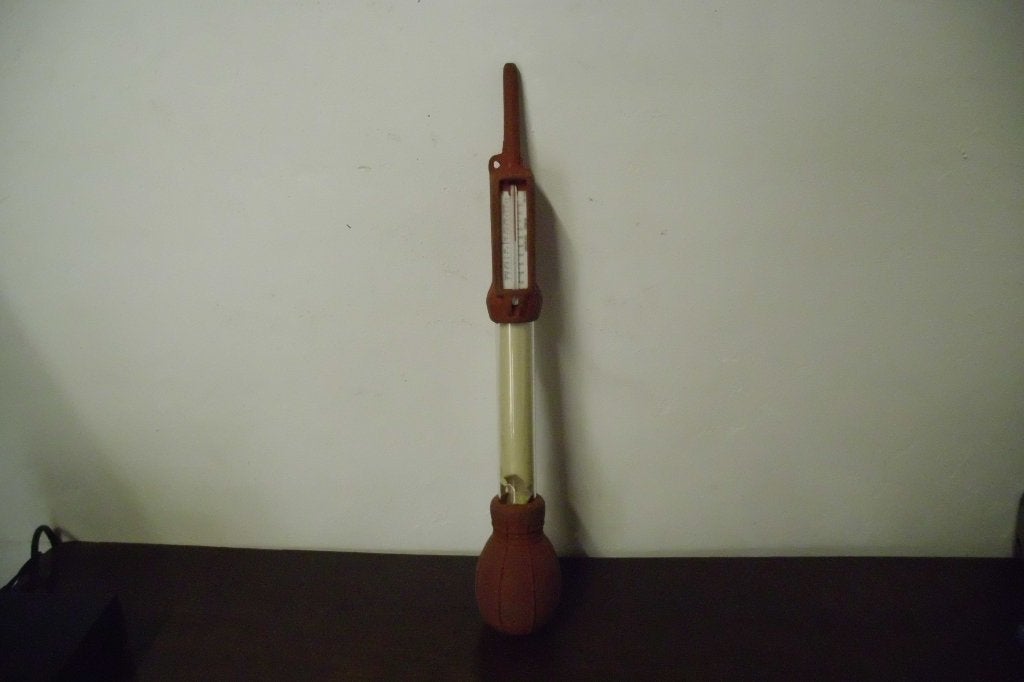 Antieke hydrometer/thermometer - SER. 920, Ophalen of Verzenden