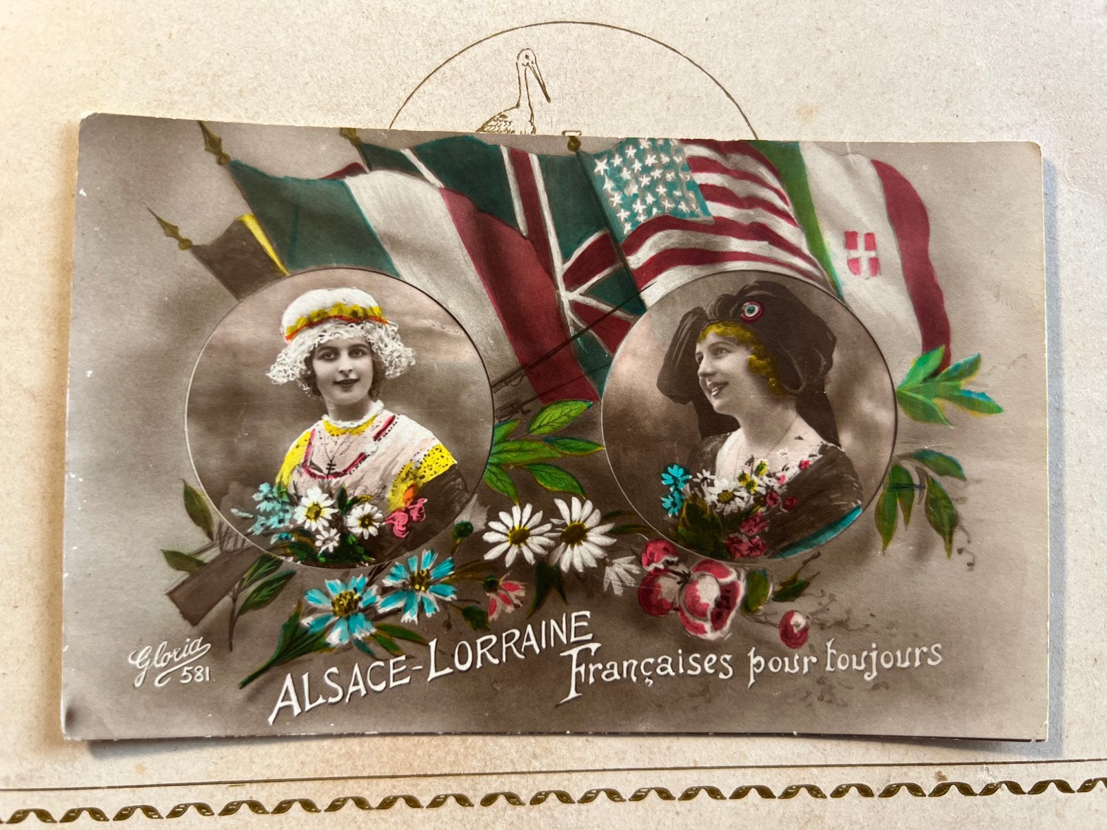 Alsace-Lorraine Françaises pour toujours (GO), Ophalen of Verzenden, Voor 1920, Gelopen, Overige thema's
