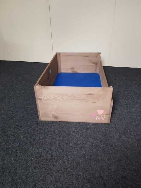 Houten hondenmand van het merk Lief 90 x 55 cm, Dieren en Toebehoren, Hondenmanden, Ophalen, Zo goed als nieuw, Overige