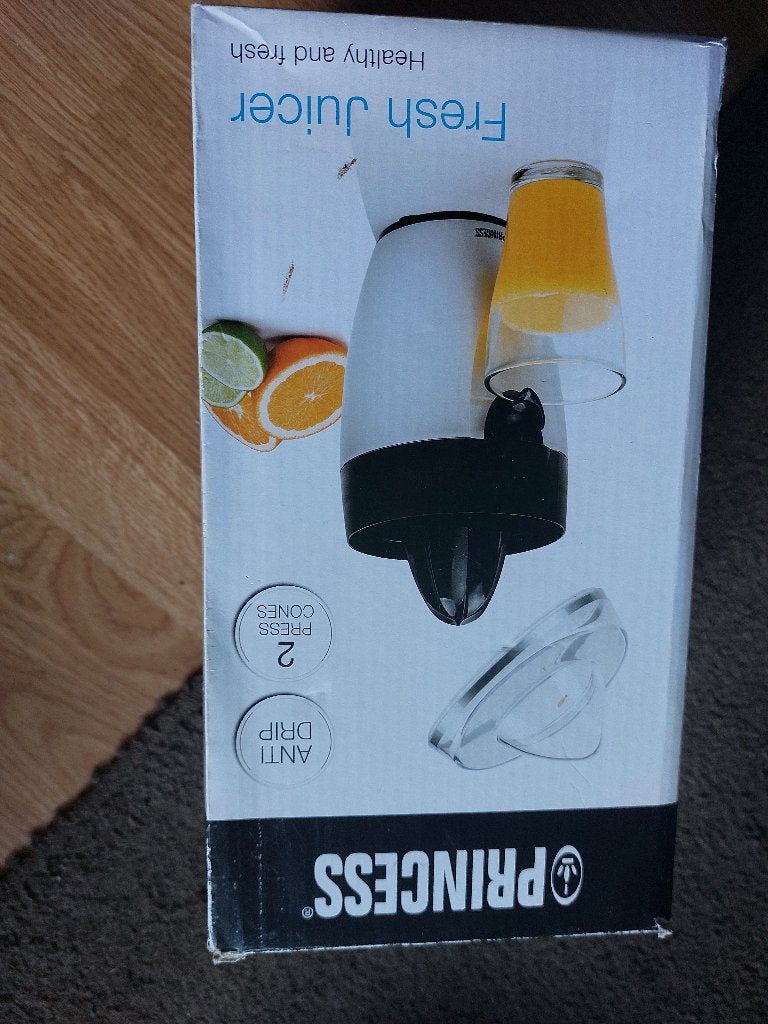 1 sinasappel pers op 220v, Overige typen, Ophalen of Verzenden, Zo goed als nieuw