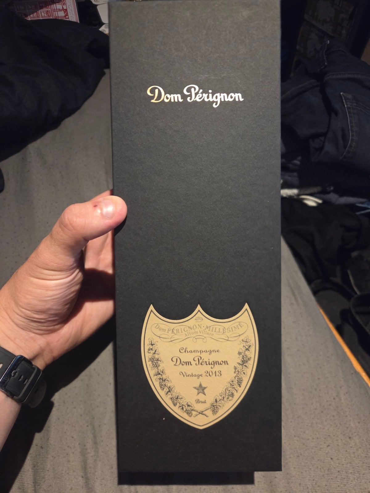 lege fles Dom Perignon vintage 2013, Ophalen of Verzenden, Gebruikt