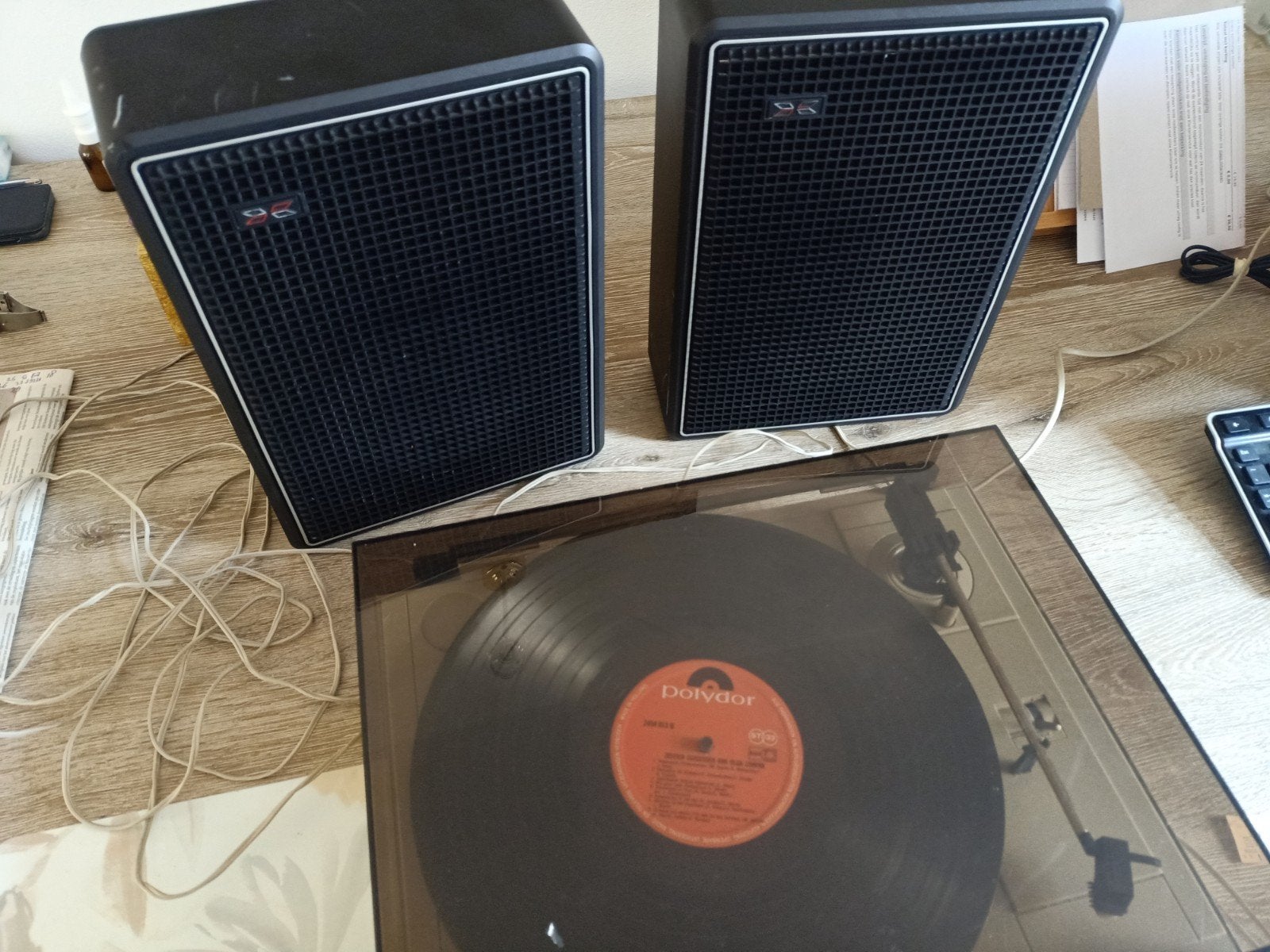 Philips F1350 Platenspeler met defecte cassettedeck, Ophalen of Verzenden, Niet werkend, Platenspeler, Philips