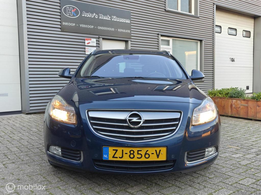 Opel Insignia Sports Tourer 1.8-16v 140pk H6 Ed. Clima Navi, 4 cilinders, Blauw, 1796 cc, Handgeschakeld