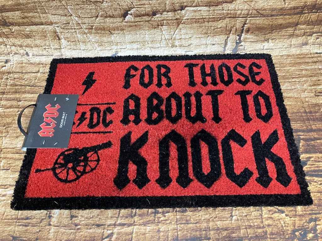 Ac/Dc Deurmat, Verzamelen, Gebruiksvoorwerp, Nieuw, Ophalen of Verzenden, Nvt