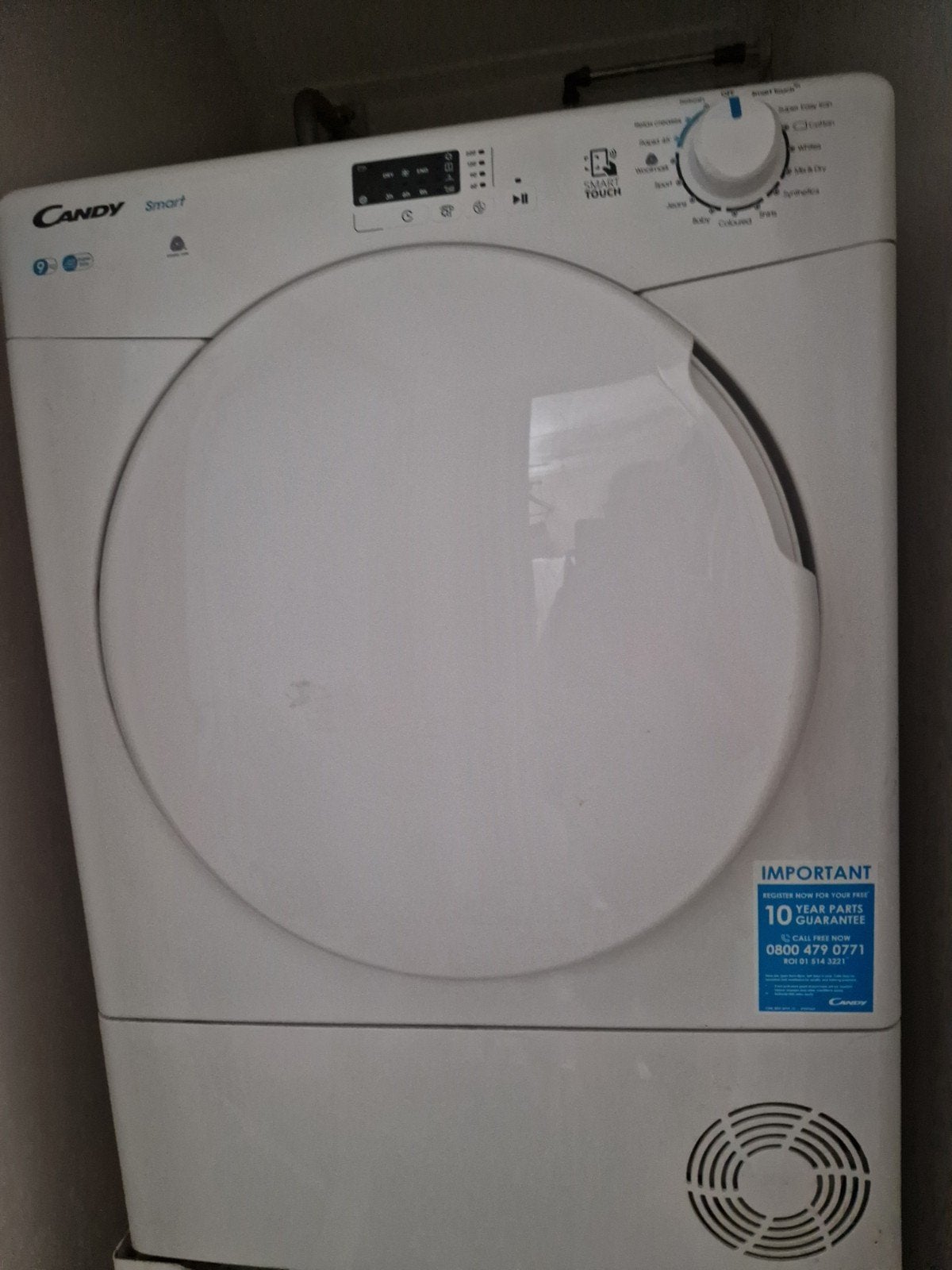 AEG Lavamat wasmachine en Candy Smart droger, Ophalen