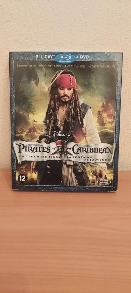 Pirates of the Caribbean: On Stranger Tides Blu-ray + DVD, Ophalen of Verzenden, Zo goed als nieuw, Avontuur