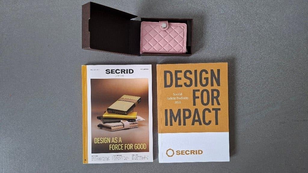 NIEUW Secrid miniwallet Emboss Diamond Rose, roze, Overige merken, Nieuw, Ophalen of Verzenden, Roze