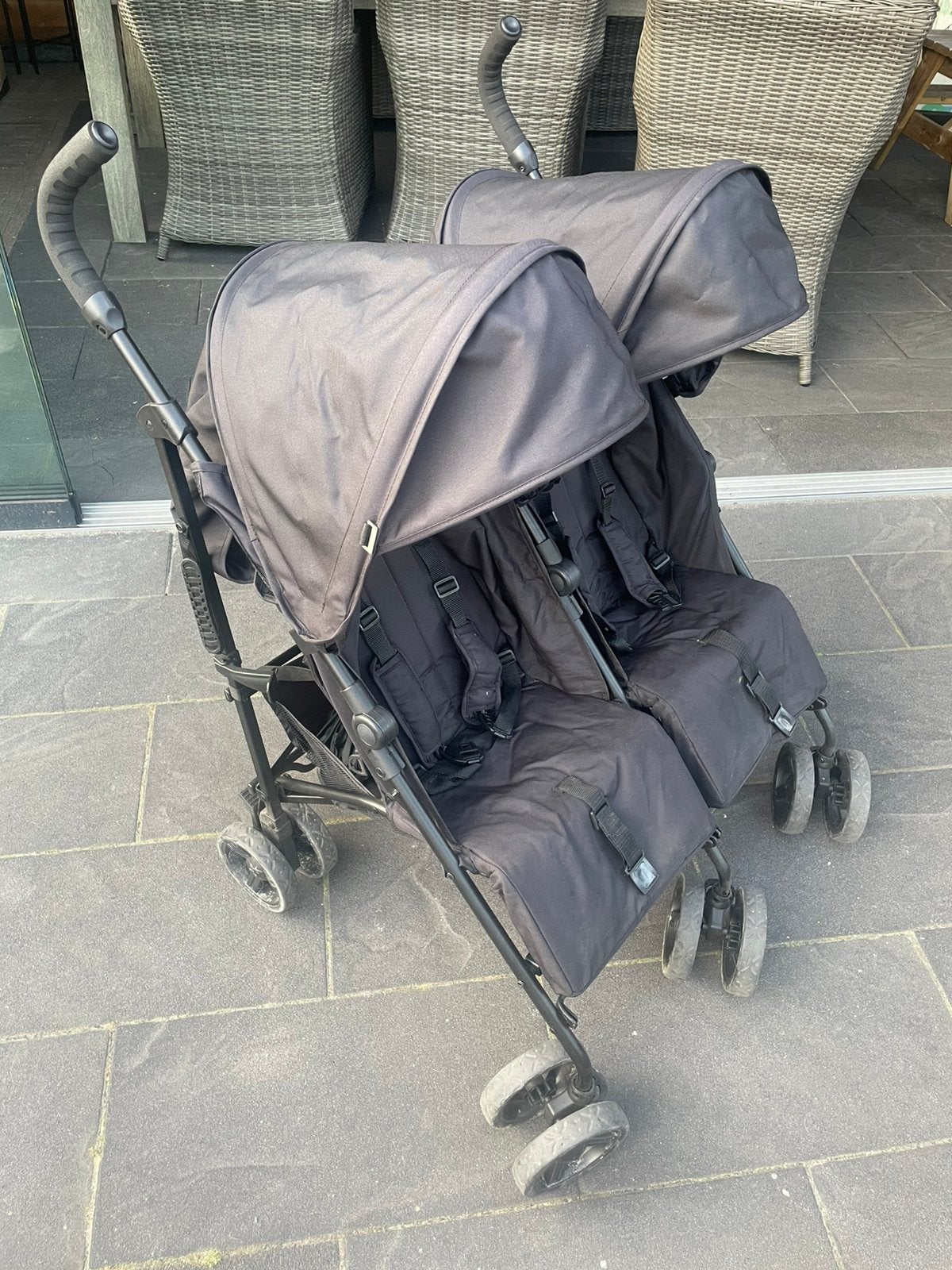 Tweeling buggy, Ophalen, Zo goed als nieuw