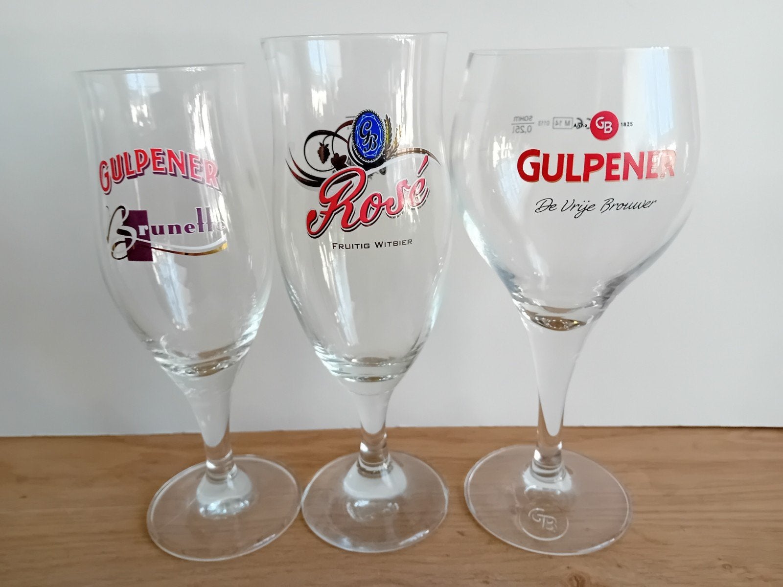 21 Gulpener glazen, Ophalen of Verzenden, Zo goed als nieuw, Glas of Glazen, Overige merken