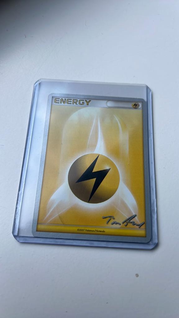 Pokémon World Championships 2007 Lightning Energy Kaart, Ophalen of Verzenden, Zo goed als nieuw, Losse kaart