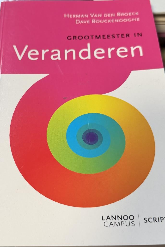 Herman van den Broeck Dave Bouckenooghe Veranderen, Boeken, Ophalen of Verzenden, Zo goed als nieuw, Overige onderwerpen, Achtergrond en Informatie