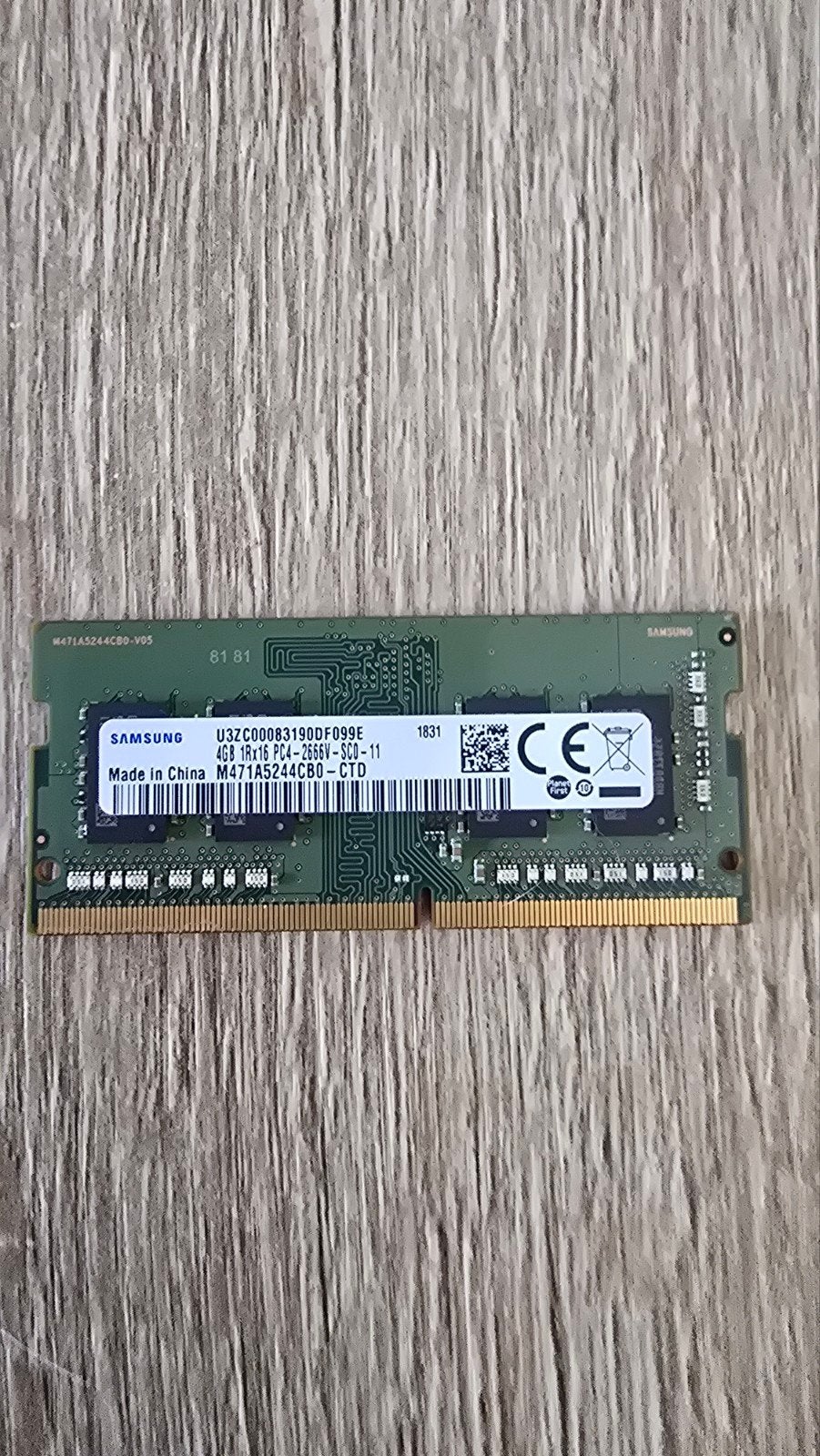 Samsung DDR4 4GB Laptop RAM - 2666MHz, Gebruikt, DDR4, Ophalen of Verzenden, Laptop