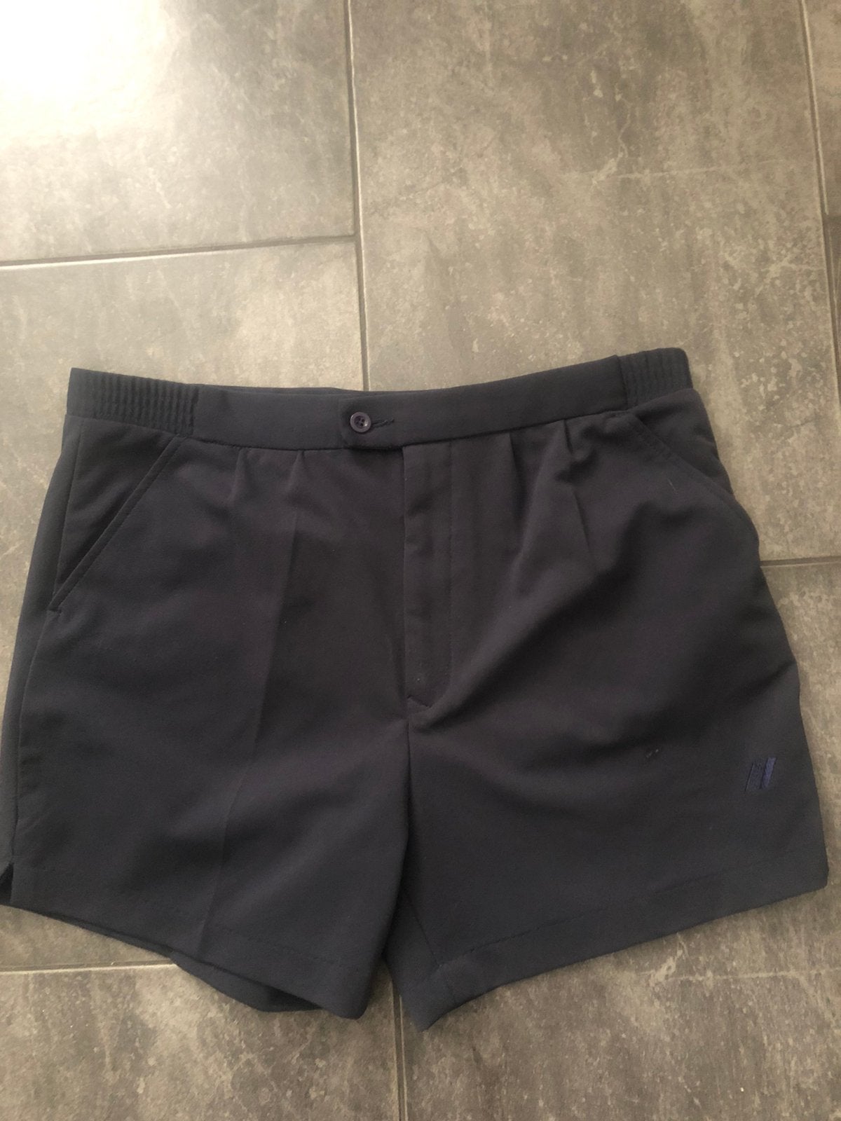 Rucanor Donkerblauwe sportshort, maat 50, Blauw, Maat 46/48 (XL) of groter, Ophalen of Verzenden, Fitness of Aerobics