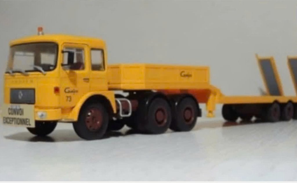 SAVIEM SM 340 '68 Guelpa GROOTTRANSPORT AANHANGERS IXO 1/43