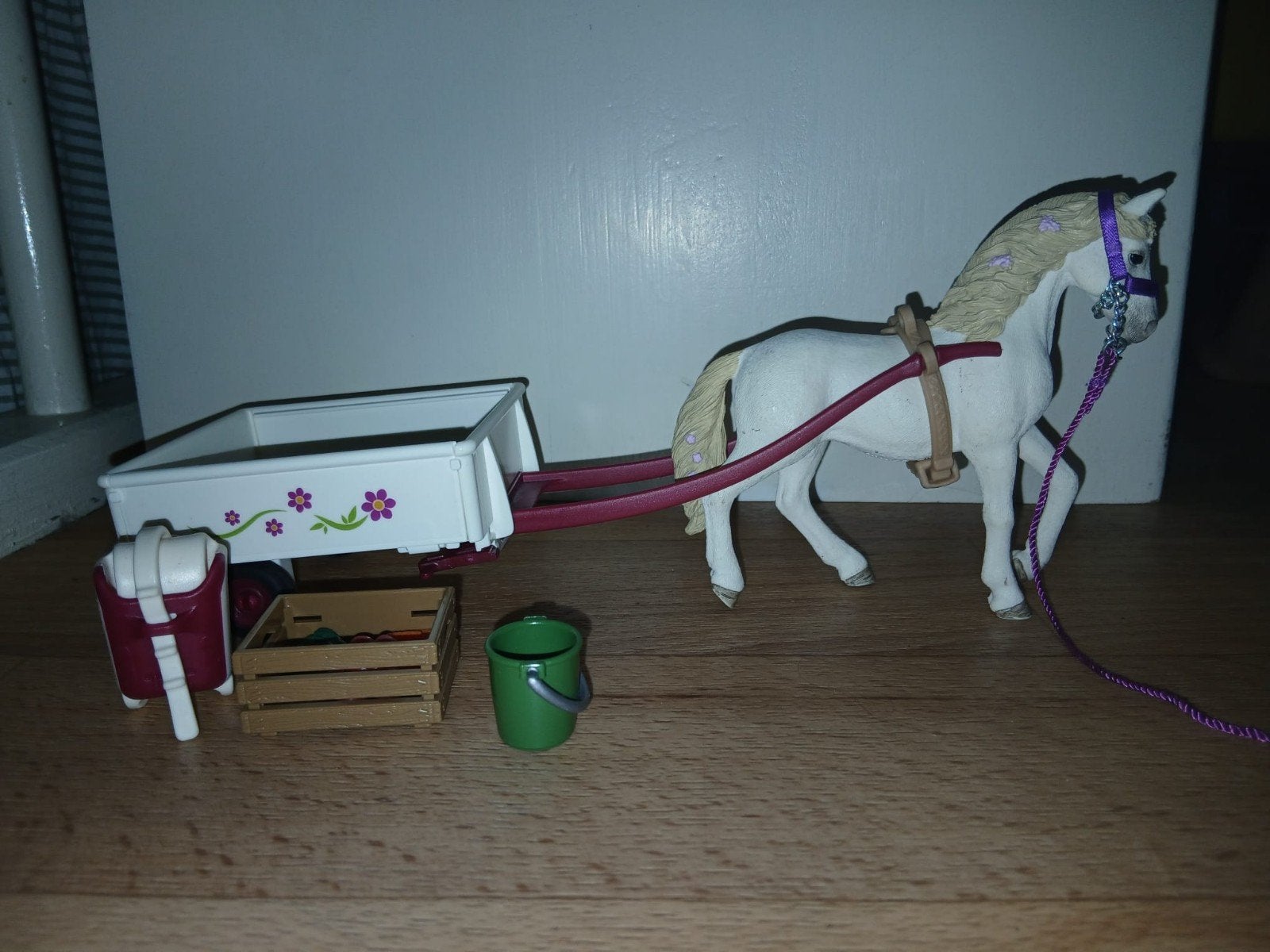 Schleich paarden huifkar, Ophalen of Verzenden, Zo goed als nieuw