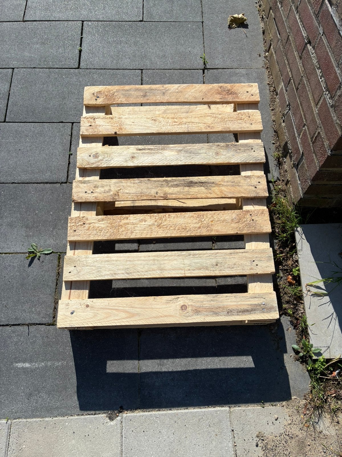 Kleine pallet, Ophalen of Verzenden, Zo goed als nieuw