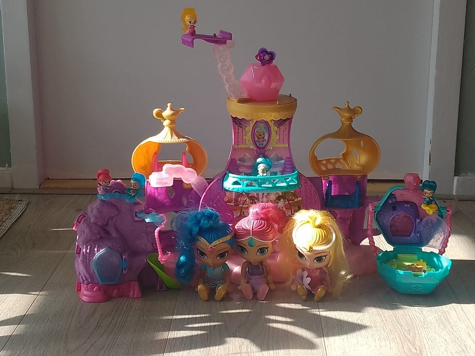Shimmer en Shine speelset met poppen en accessoires, Ophalen, Gebruikt, Overige typen