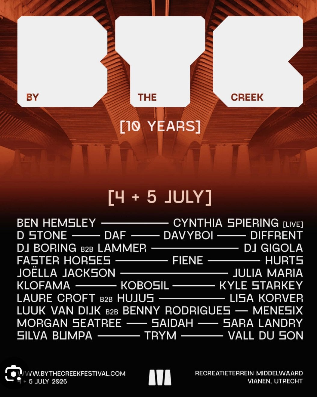 2 tickets voor by the creek zaterdag 4 juli, Tickets en Kaartjes, Twee personen