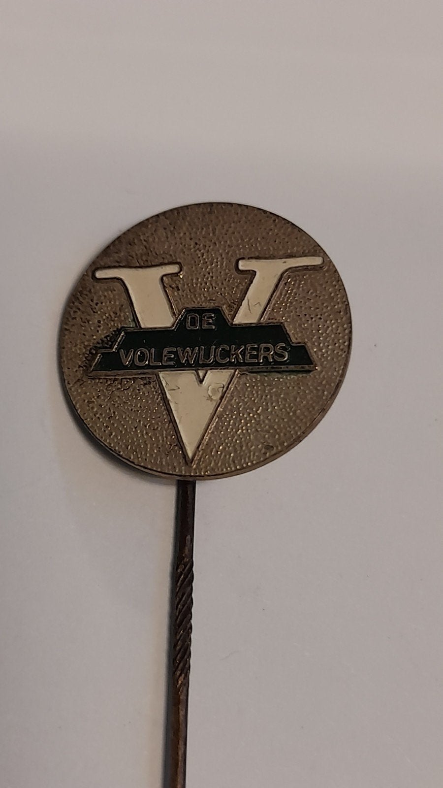 Vintage Speldje 'De Volewijckers', Verzenden, Gebruikt, Overige onderwerpen, Speldje of Pin
