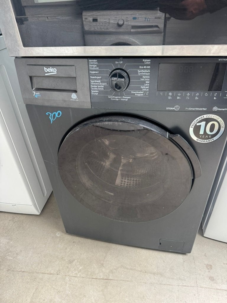 Beko Wasdroog combinatie schoon garantie bezorging, Witgoed en Apparatuur, Ophalen of Verzenden, Zo goed als nieuw, Voorlader