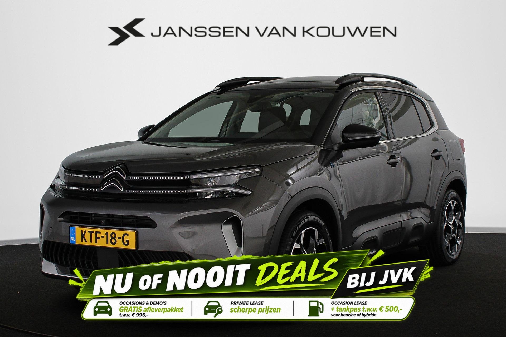Citroen C5 Aircross 1.6 Plug-in Hybrid 225 Shine Pack Panora, Auto's, Gebruikt, 4 cilinders, C5 Aircross, Plug-in hybride