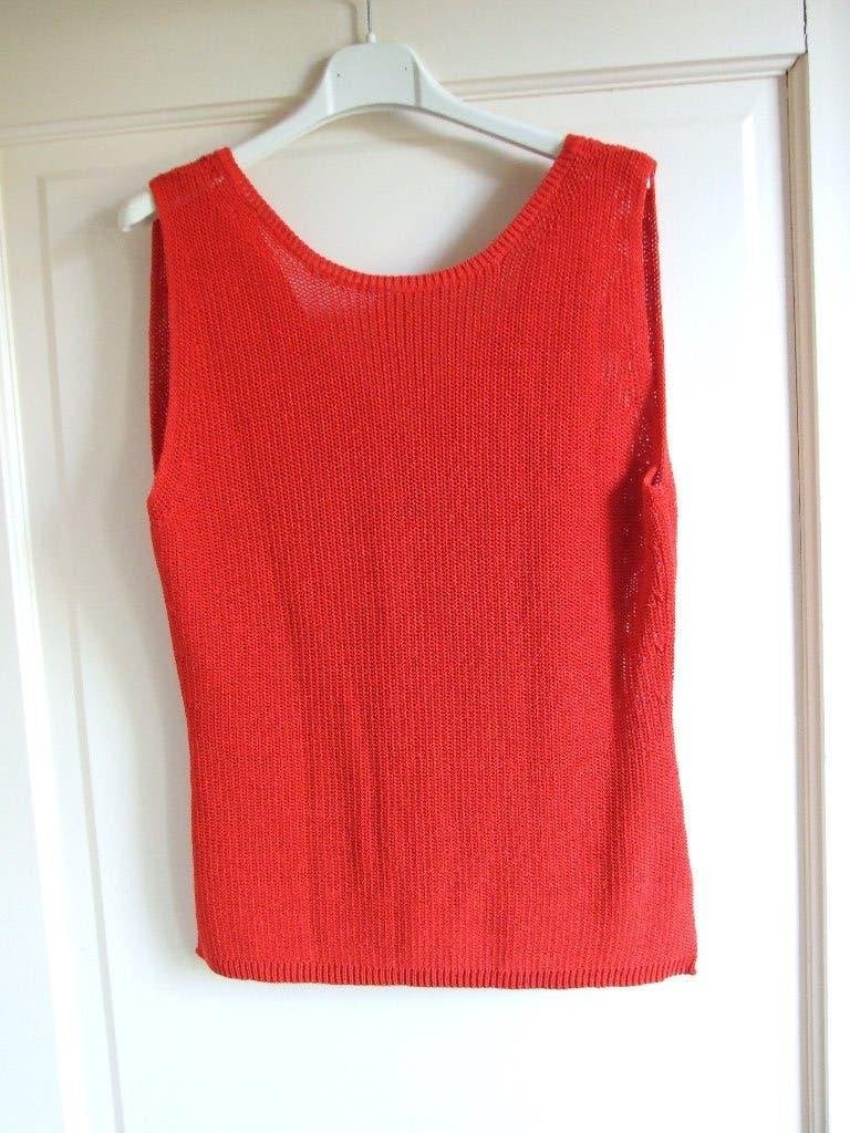 Massimo Dutti koraalkleurige gebreide top M, Maat 38/40 (M), Overige kleuren, Massimo Dutti, Ophalen of Verzenden