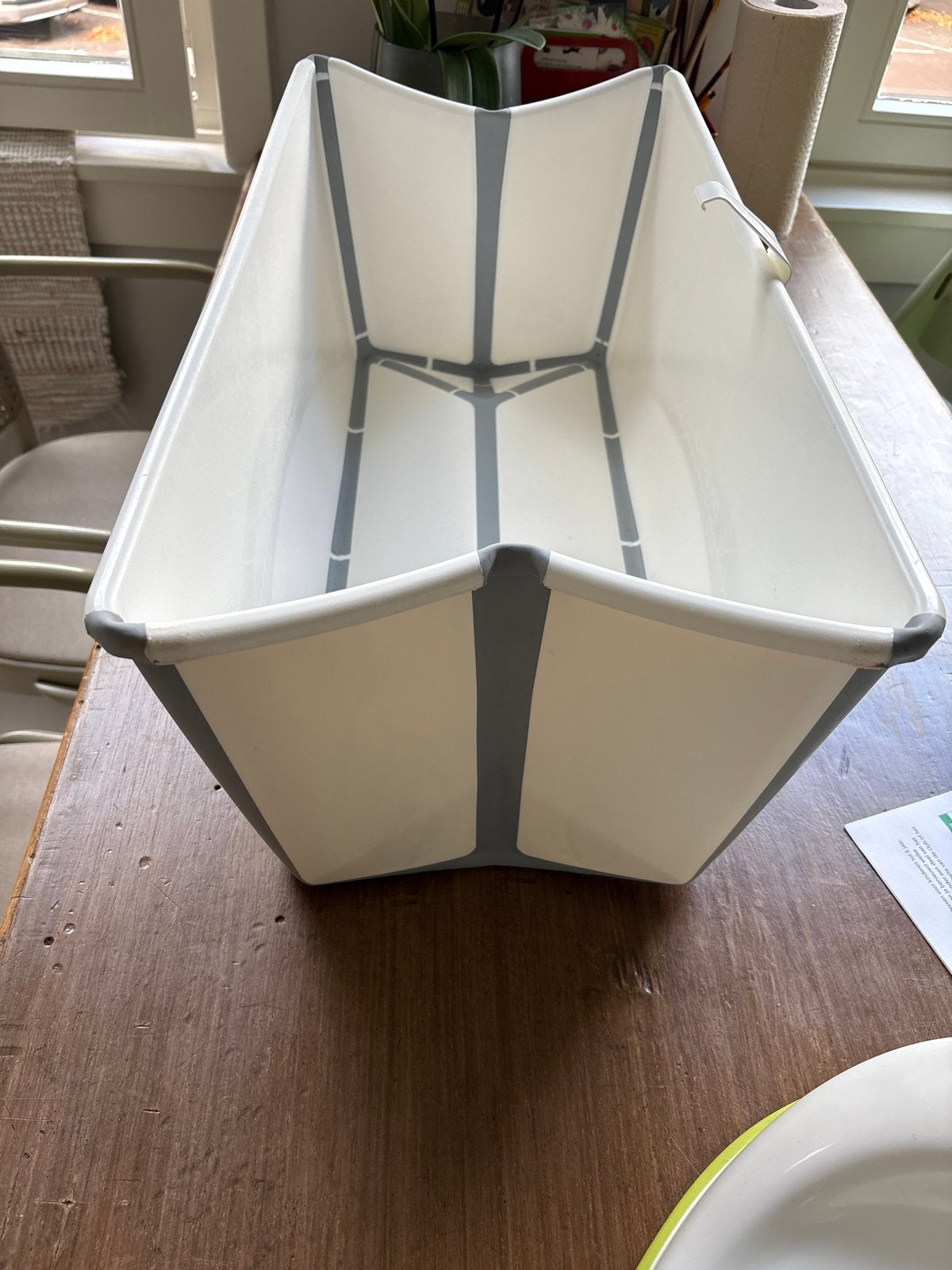 Stokke opvouwbaar babybadje - mist dop, Ophalen of Verzenden, Gebruikt, Badje, Overige merken