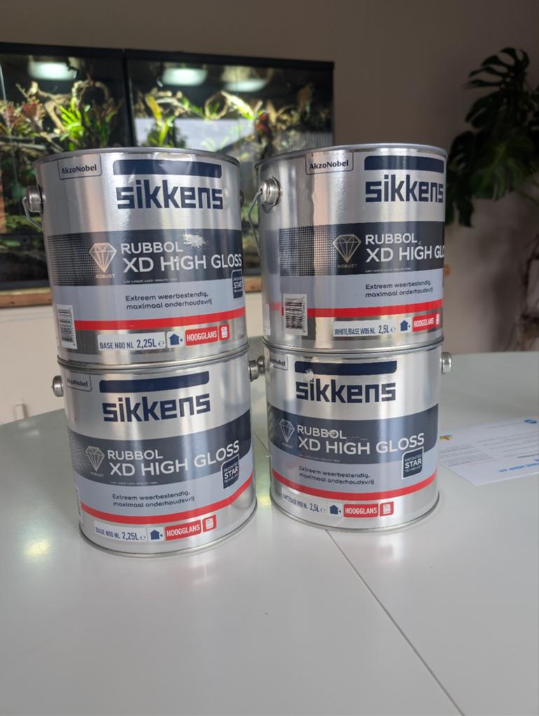 Sikkens Rubbol XD High Gloss, Beige, Nieuw, Ophalen of Verzenden, Verf