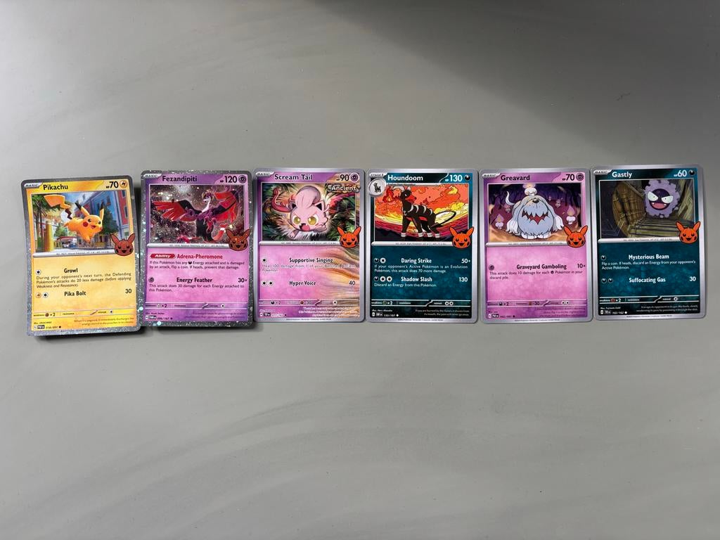 Pokémon Trick or Trade 2024 Set - 6 kaarten (Pikachu holo), Ophalen of Verzenden, Nieuw, Meerdere kaarten, Foil