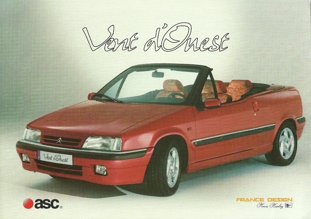 Citroen ZX cabriolet folders, Ophalen of Verzenden, Zo goed als nieuw, Citroën