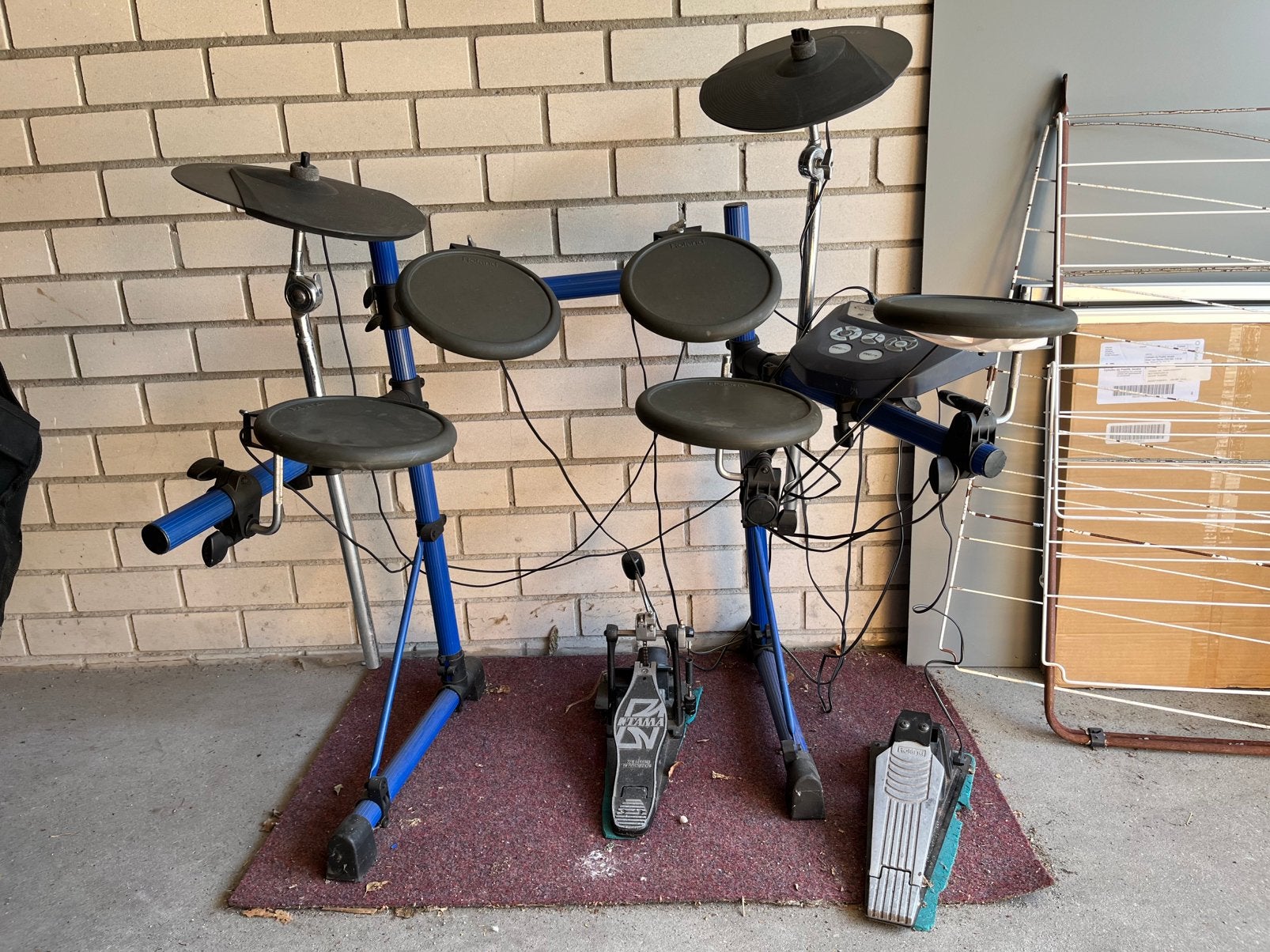 Elektrisch drumstel Roland TD—6,, Muziek en Instrumenten, Ophalen, Gebruikt