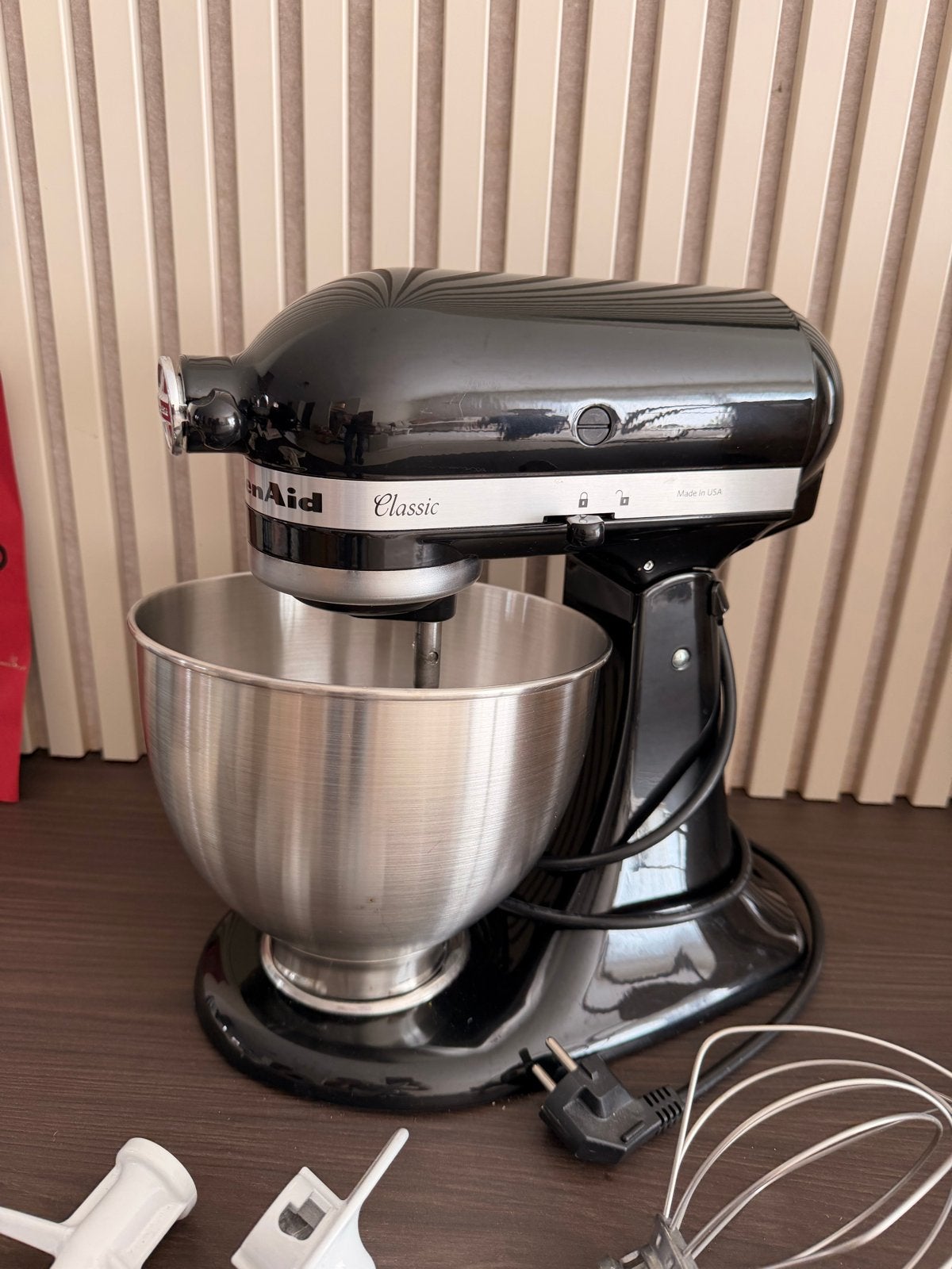 KitchenAid Classic Keukenrobot - Zwart, 4 liter of meer, Ophalen, Gebruikt, 3 snelheden of meer
