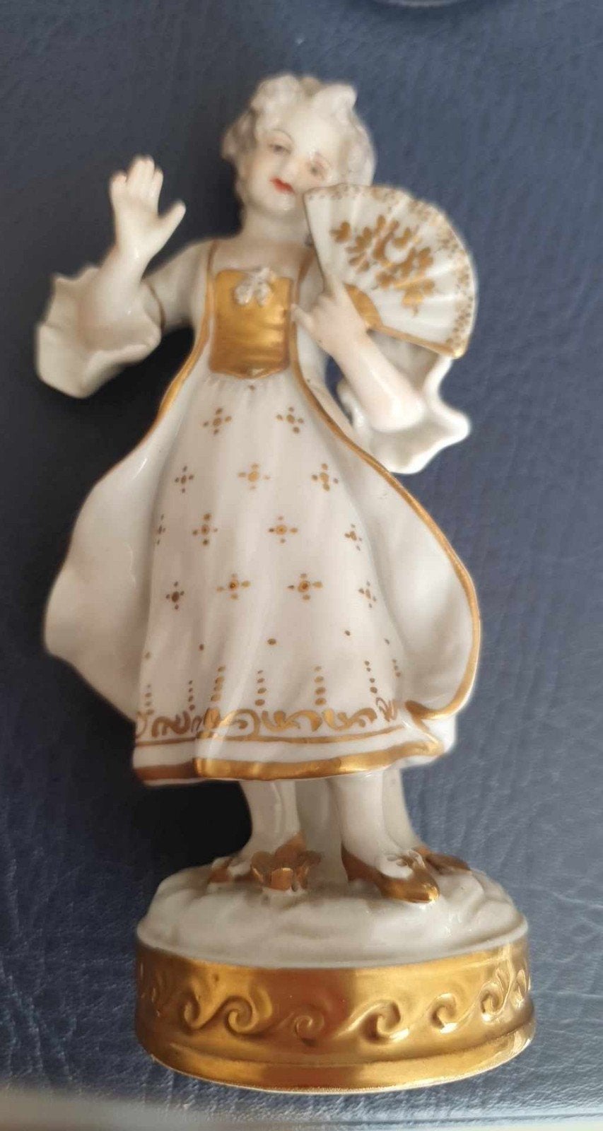 Antieke Zeldzame Volkstedt Rudolstadt-Thuringia Lieve Beeld., Ophalen of Verzenden