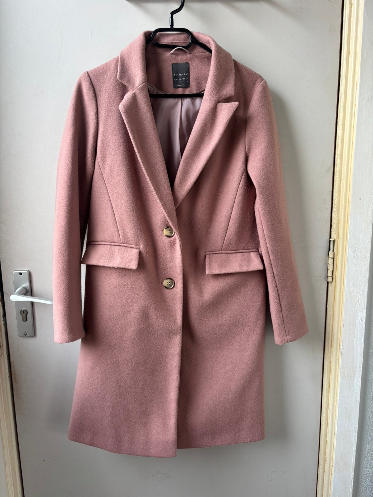 Lange jas Primark maat 34, Ophalen of Verzenden, Zo goed als nieuw, Maat 34 (XS) of kleiner, Roze