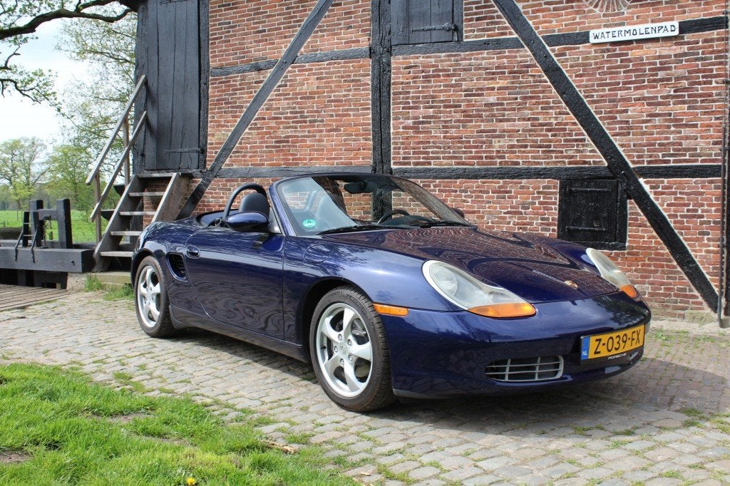 Porsche BOXSTER 2.7 met garantie. 3 x Boxster op voorraad, Auto's, Gebruikt, Blauw, Handgeschakeld, 2 stoelen