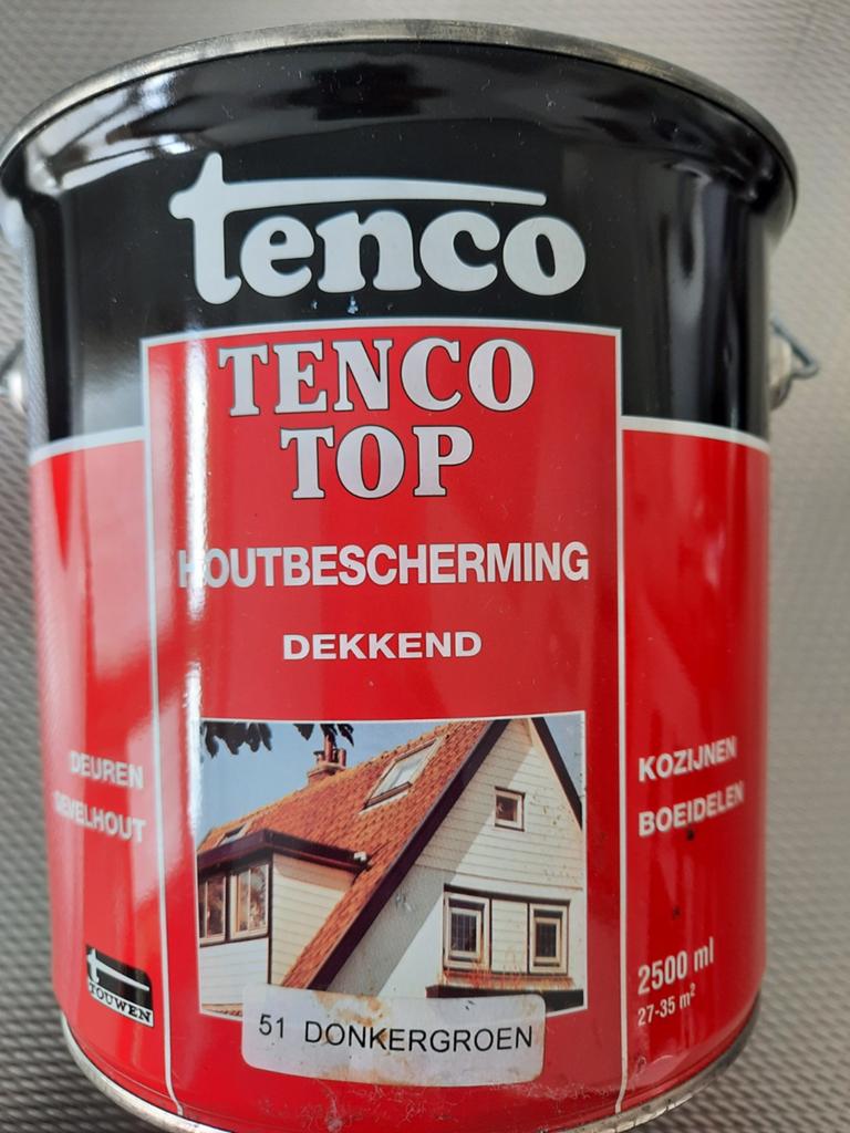 Nieuwe Tenco Top Houtbescherming - Donkergroen (2.5L), Ophalen of Verzenden