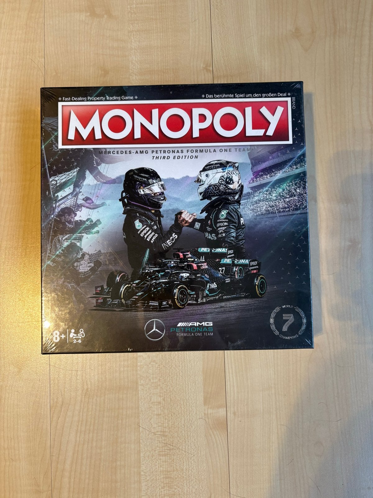 Monopoly Mercedes-AMG Petronas F1 Team - Derde Editie, Hobby en Vrije tijd, Gezelschapsspellen | Bordspellen, Drie of vier spelers