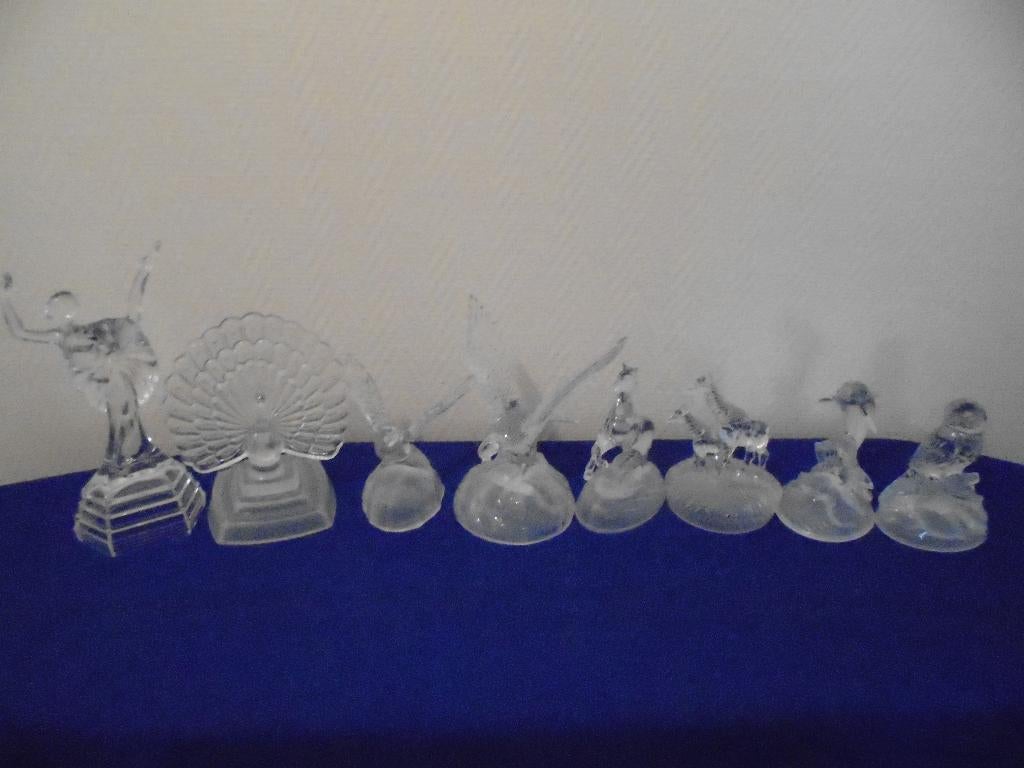 Kristallen dieren enz, Antiek en Kunst, Antiek | Glas en Kristal, Ophalen of Verzenden