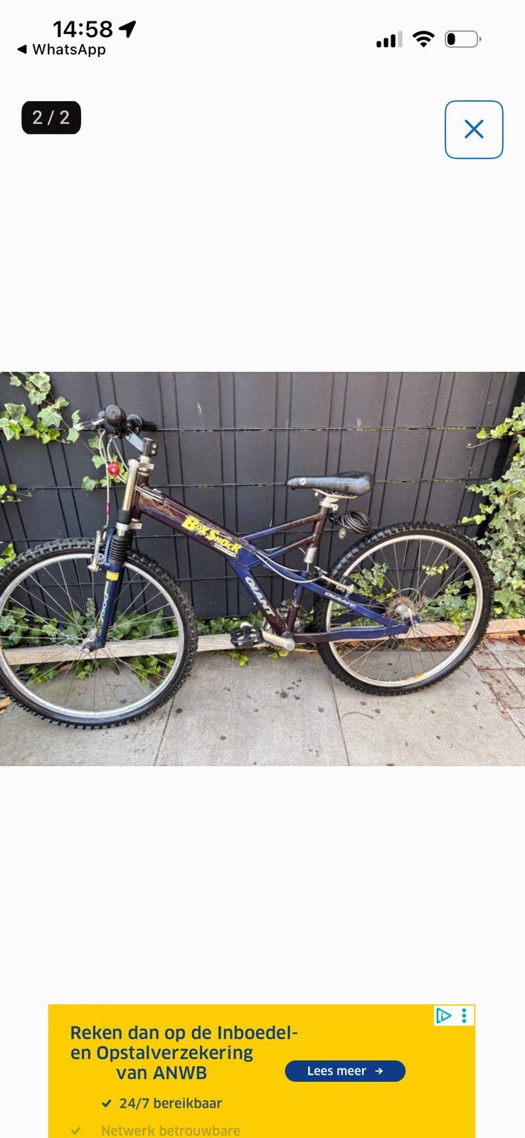 Giant Box Shock mountainbike, Ophalen, Zo goed als nieuw, Aluminium