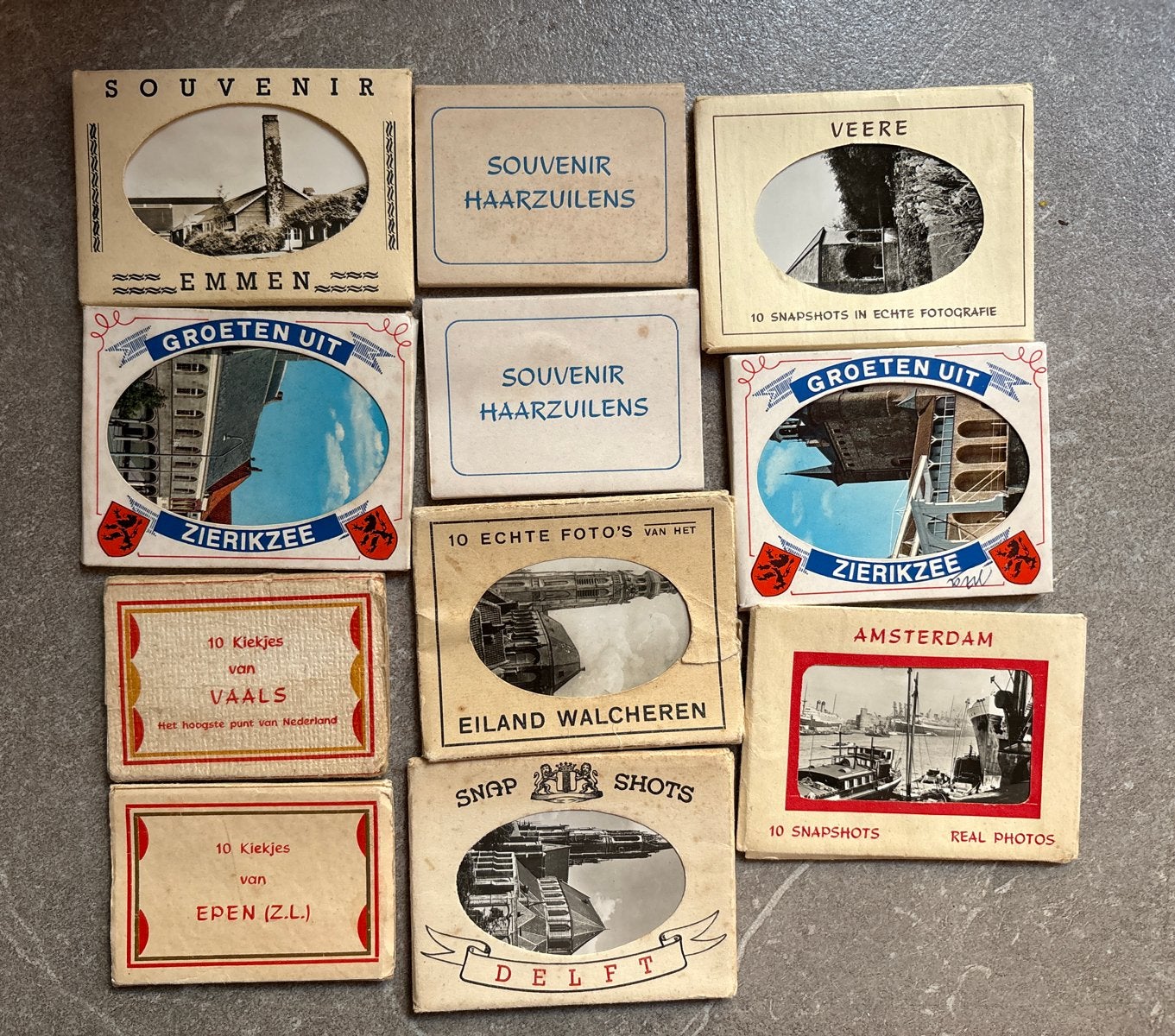 Collectie van 11 Vintage Snapshots / Fotoalbums Nederland, Ophalen of Verzenden, 1940 tot 1960